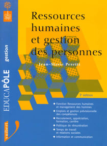 Ressources humaines et gestion des personnes - 3e edition