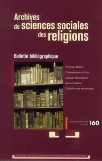 Archives de sciences sociales des religions n.160
