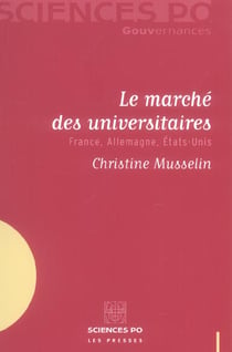 Le marché des universitaires - France, Allemagne, Etats-Unis