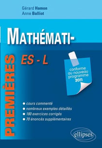 Mathématiques - 1ères ES/L