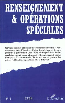 Revue renseignement et opérations spéciales n.4 : renseignement et opérations