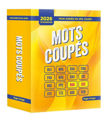 Mon année en 365 jours : Mots coupés (édition 2026)