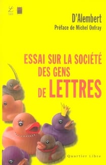 Essai sur la société des gens de lettres