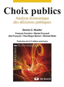 Choix publics - analyse économique des décisions publiques
