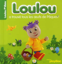 Loulou a trouvé les oeufs de pâques