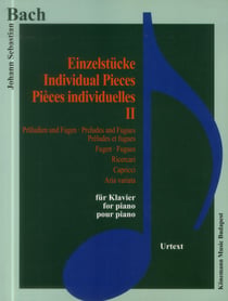 Bach - pièces individuelles II - pour piano