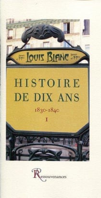 Blanc l. - histoire de dix ans - 1830-1840, tome premier