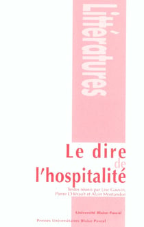 Le dire de l'hospitalité