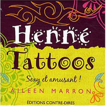 Cube henné tattoos coffret