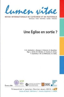 REVUE LUMEN VITAE n.2015/1 : une église en sortie