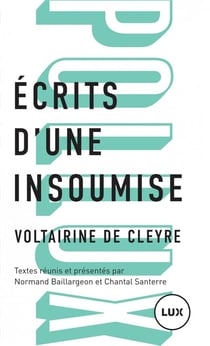 Écrits d'une insoumise - d'espoir et de raison