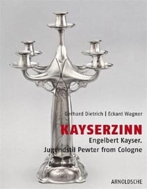 Kayserzinn engelbert kayser, jugenstil pewter from cologne /anglais/allemand
