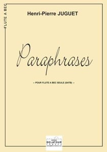 Paraphrases pour flûte à  bec