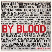 By blood