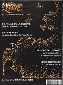 Art Et Metiers Du Livre N°322 Les Bibliophiles De Provence Septembre 2017