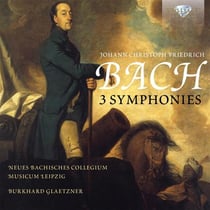 Bach, Johann Christoph Friedrich : 3 symphonies