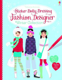 FASHION DESIGNER WINTER COLLECTION - STICKER DOLLY DRESSING