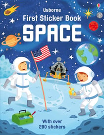 First sticker book - space