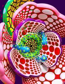 YAYOI KUSAMA: I SPEND EACH DAY EMBRACING FLOWERS