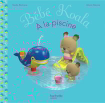 Bébé koala à la piscine