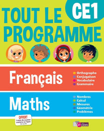 TOUT LE PROGRAMME : français - maths - CE1