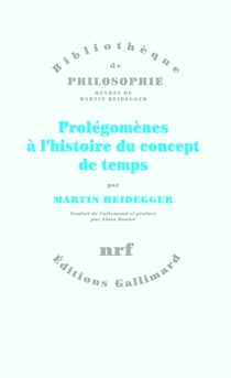 Prolégomènes à l'histoire du concept de temps