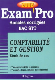 Comptabilite gestion bac stt t.36 - edition 2002