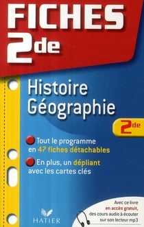 PREPABAC EXAMENS Tome 21 : fiches bac - histoire/géographie - 2nde