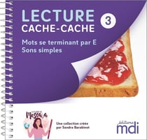 Lecture cache-cache - Livre 3 - Sons simples le "e" en fin de mot