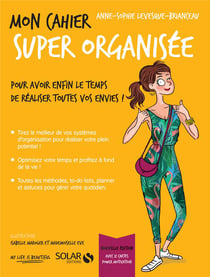 Mon cahier : super organisée avec cartes