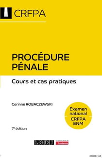 Procédure pénale - Examen national CRFPA ENM