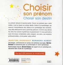 Choisir Son Prenom, Choisir Son Destin