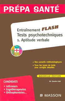 Entrainement tests psychotechniques t.1 - aptitude verbale (4E EDITION)