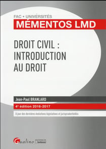 Droit civil : introduction au droit (édition 2016/2017)