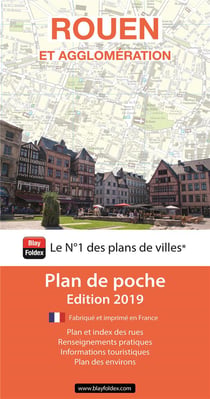 Rouen et agglomération :pan de poche (édition 2019)