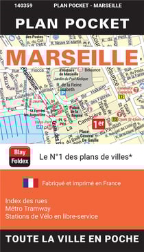Marseille : plan pocket (édition 2023)