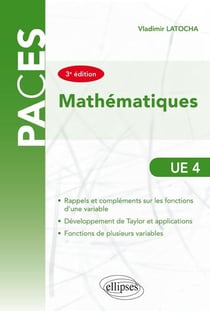 PACES : mahtématiques - UE 4 (3e édition)