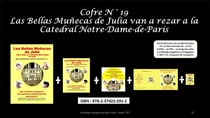Las bellas muñecas de Julia van a rezar a la catedral Notre Dame de Paris