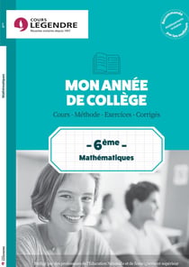 Cours Legendre - mathématiques - 6e mon année