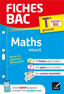 Fiches bac : maths, spécialité - terminale