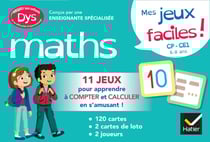 Mes jeux de maths facile ! CP, CE1 - dys