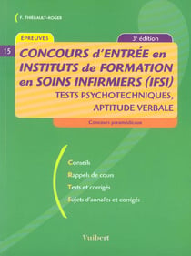 Ifsi - tests psychotechniques aptitude verbale n.15 - 3e edition adm b