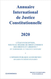 Annuaire international de justice constitutionnelle v. XXXVI (édition 2020)