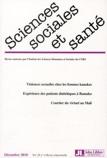 Revue sciences sociales et sante n.28/4 - décembre 2010