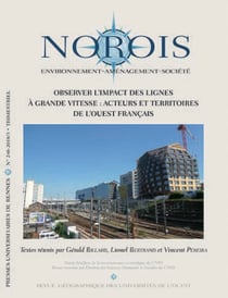 Revue NOROIS n.248 : observer l'impact des lignes à grande vitesse : acteurs et territoires du grand Ouest français