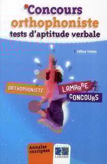 Concours orthophoniste - tests d'aptitude verbale