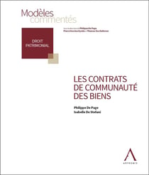 Les contrats de communauté des biens (1re édition)