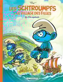 Les Schtroumpfs & le village des filles Tome 6 : L'ïle vagabonde