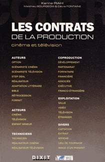 Les contrats de la production - cinéma et télévision
