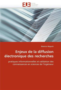 Enjeux de la diffusion electronique des recherches